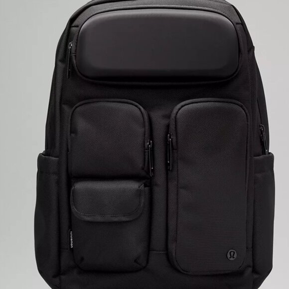 NWT LULULEMON Cruiser Backpack 23L  BLACK TRAVEL perfect brand new w all tags - Picture 4 of 14